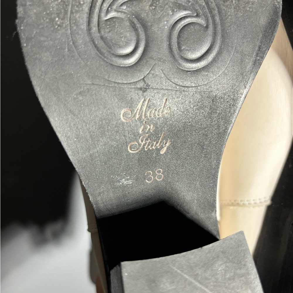 Free People Huntley High Ankle Western Boots in Bone Size EU 38 - Picture 6 of 10